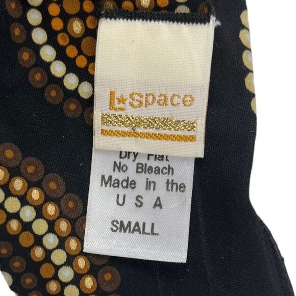 L*SPACE Geometric Print 2 Piece Bikini Swimsuit Boho Retro 70s Look Size Small - Picture 9 of 14